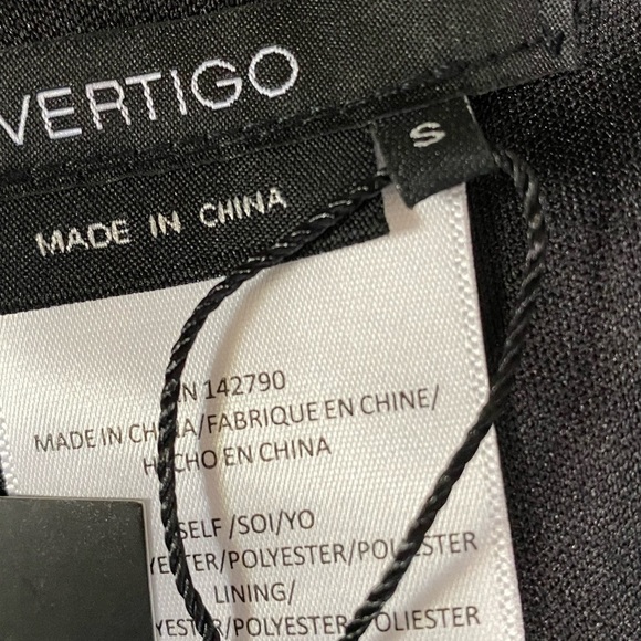 VERTIGO - FUZZY FURRY - DARK BLACK VEST - FULLY LINED - NEW WITH TAGS 🏷 - B20 - Picture 9 of 11